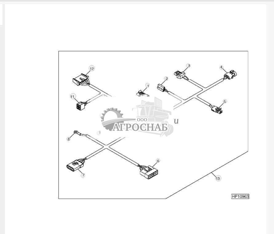 Жгут проводов кондиционера воздуха 